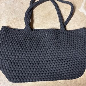 Calia large woven black tote